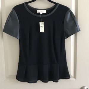 NWT Ann Taylor LOFT peplum blouse
